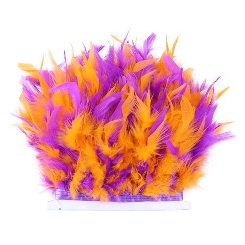 Fluffy Turkey Feathers Trim Ribbon Fringe