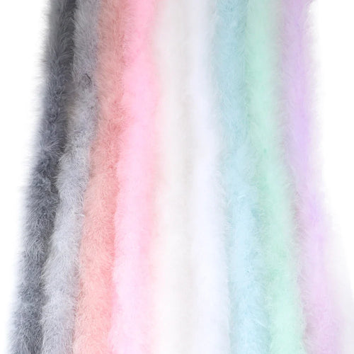 Fluffy Marabou Turkey Feather Boa (2 Meters)