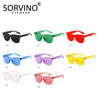 SORVINO Candy Colors Rimless Square Sunglasses for Women Men Festival Summer Goggles Designer 90s Crystal Sun Glasses Shades