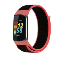 Fitbit Charge 5 6 Nylon Velcro Band - Durable Comfortable Strap