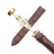 brown - gold buckle / 24mm