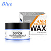 Sevich Temporary Hair Color Wax Men Diy Mud One-time Molding Paste Dye Cream Hair Gel for Hair Coloring Styling Silver Grey 120g