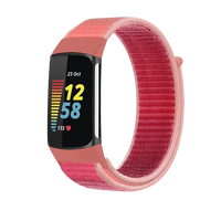 Fitbit Charge 5 6 Nylon Velcro Band - Durable Comfortable Strap