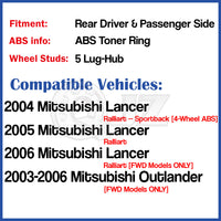 HA590246 - Rear Wheel Hub Bearing Assembly