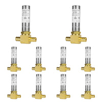 10 Pcs PEX Crimp Connection, Water Hammer Arrestor Tee, Stainless Steel
