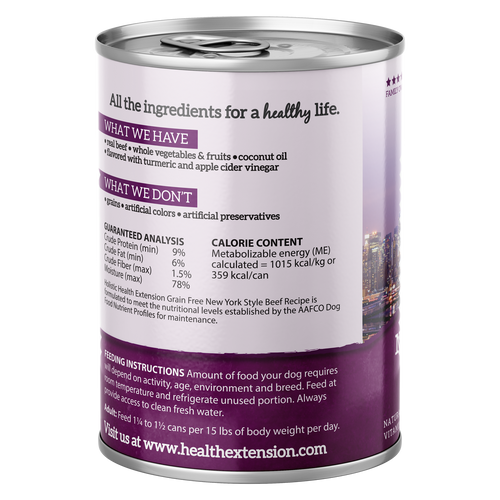 Grain Free New York Style - Beef Recipe