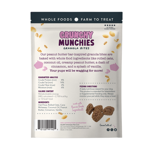 Crunchy Munchies Granola Bites-Peanutty Squares