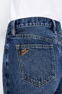 Manhattan High Rise Straight Ankle Jeans HJ160