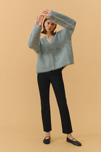 Two Shots High Rise Straight Crop Jeans HJ013