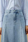 Monica Swing Denim Midi Skirt HJ806