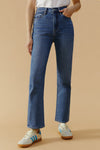 Chelsea High Rise Straight Crop Jeans HJ005