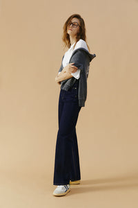 Coney Island Whitefish High Rise Wide Jeans HJ007