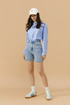 Venice Tweed High Rise Shorts HJ803 [FINAL SALE]
