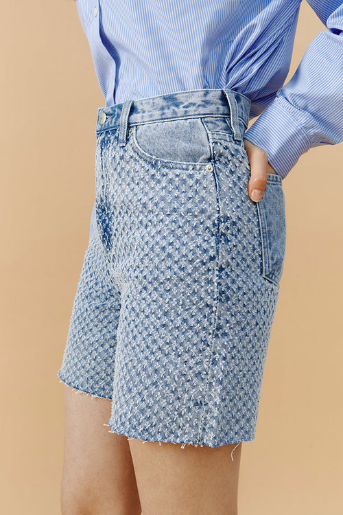 Venice Tweed High Rise Shorts HJ803 [FINAL SALE]