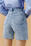 Venice Tweed High Rise Shorts HJ803 [FINAL SALE]