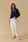 Manhattan High Rise Straight Ankle Jeans HJ160