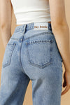 Manhattan High Rise Straight Ankle Jeans HJ160