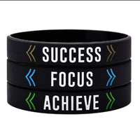 Silicone Wristband Rubber Band Motivational Bracelet For Men And Women Perfect Gift Jewelry Cool Style