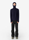 Balaclava Sweater - Carbon Blue