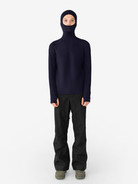 Balaclava Sweater - Carbon Blue