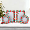 Scalloped Holiday Collection Picture Frames Combo Pack of 4