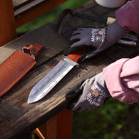 Rosewood Handle Stainless Hori Hori Gardening Knife