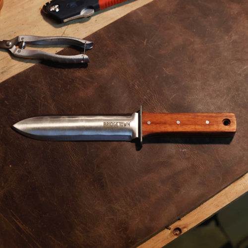 Rosewood Handle Stainless Hori Hori Gardening Knife