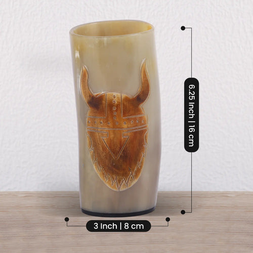 handmade skull craft drinking glasses and all purpose tumblers 8.-10oz mead pack of 1