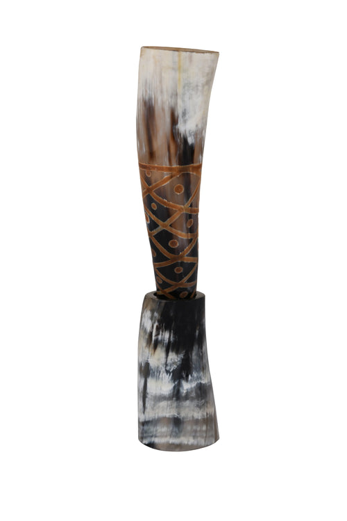 Drinking Horn with Stand Holds Up to 16 oz, Pack of 2