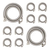 10 Pcs 5ft Washing Machine Hose, with 90 Degree Elbow, Stainless Steel