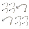10 Pcs 3/8" C x 7/8" BC, 12" SS Braided Toliet Hose