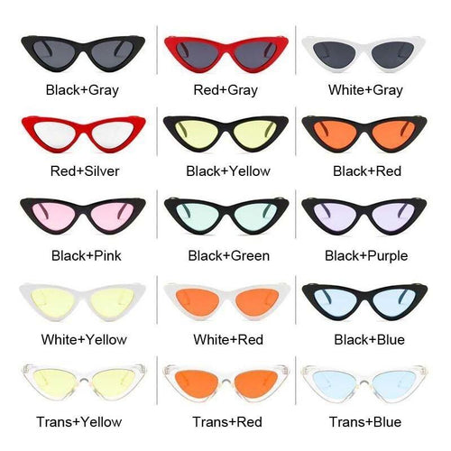 Vintage Cateye Sunglasses For Women In Famous Retro Small Cat Eye Style In NEW Modern Edition with UV400 Protection