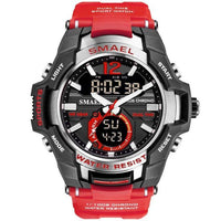 Modern Luxury Sport Watch For Men Fashion Casual Alarm Clock 50M Waterproof In Military Chrono Dual Display Style Wristwatches Relogio Masculino