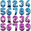 Big 32 Inch Number Foil Balloons Gold Silver Blue Digital Globos For Wedding Birthday Party Decoration In NEW Luxury Style