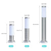 Solar Luxury LED Stainless Steel Lamp For Yard Garden Pathway Doorway Lawn Courtyard Outdoor Luxury Lamp