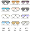 NEW Elegant Luxury Trend Driving Sunglasses  Gold Big Frame  Oversized Square For Man and  Women Sunglasses