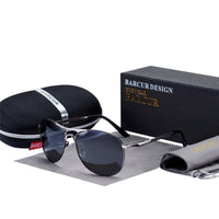 High Quality Modern Elegant Luxury Aviation Pilot Polarized Sunglasses With UV400 Protection