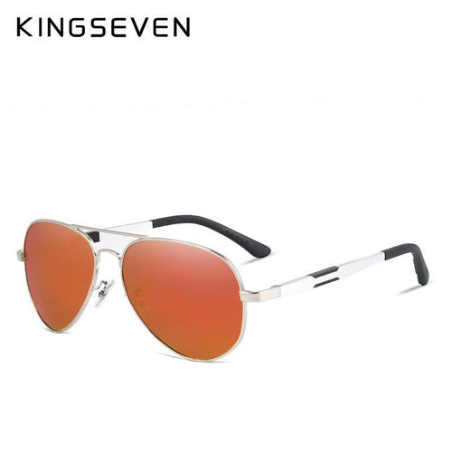 Aviation Luxury Aluminum Magnesium Gold Fashion Polarized Lens Sunglasses Men/Women Driving Mirror Sunglasses  Military Style