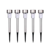 Garden Premium LED Solar Luxury Stainless Steel Lights For Yard Pathway Walkway More Pieces Outdoor