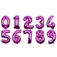 Big 32 Inch Number Foil Balloons Gold Silver Blue Digital Globos For Wedding Birthday Party Decoration In NEW Luxury Style