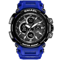 Orange Modern Sport  Waterproof 50M Men Watches With LED Digital Display In Military Armi Relogio Masculino Style