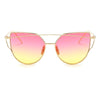 Luxury Vintage Modern Cat Eye Metal High Quality Frame  With Miror Sunglasses For  Women and Lady sunglasses With UV400 Protection