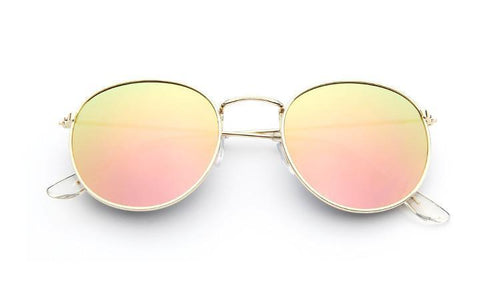 Famous  Retro Popular Oval Luxury Round Vintage Woman and Man Sunglasses  Brand Designer Oculos De Sol With UV400 protection