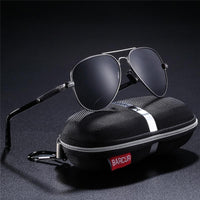 Aviation Luxury New Polarized Mens Sunglasses Pilot Style Men Accessories Driving Fishing Hiking Eyewear With UV400 Protection