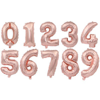Big 32 Inch Number Foil Balloons Gold Silver Blue Digital Globos For Wedding Birthday Party Decoration In NEW Luxury Style