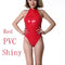 Red Pvc Shiny / XL