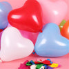 100Pc Red Pink Balloons 10Inch Love Heart Latex Balloons For Wedding Party and Celebration Helium Balloon Valentines Day Birthday Party Inflatable Balloons