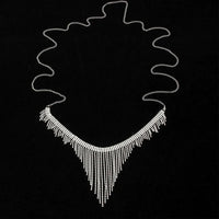 Geometric Rhinestone Tassel Thong Body Chain – Luxury Crystal Lingerie & Shimmering Waist Harness for Raves, Festivals & Beachwear