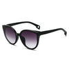 Luxury Modern Elegant Lady  Sunglasses WIth  Cat Eye Women Eyewear  Plastic Frame Clear Lens With  UV400 Protection