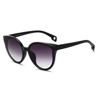 Luxury Modern Elegant Lady  Sunglasses WIth  Cat Eye Women Eyewear  Plastic Frame Clear Lens With  UV400 Protection